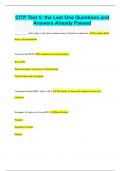 CITP Test 5&semi; the Last One Questions and  Answers Already Passed