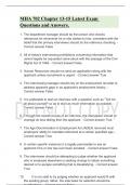 MHA 702 Chapter 13-15 Latest Exam Questions and Answers&period;