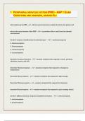 PERIPHERAL NERVOUS SYSTEM &lpar;PNS&rpar; - A&P 1 EXAM  QUESTIONS AND ANSWERS&comma; GRADED A&plus;&sol;&lbrack;LATEST EXAM UPDATES&rsqb;