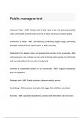 Publix managers test QUESTIONS & ANSWERS 2024 &lpar; A&plus; GRADED 100&percnt; VERIFIED&rpar;