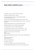 BAO CERT &lpar;LATEST&rpar; Q & A