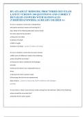 RN ATI ADULT MEDSURG PROCTORED 2023 EXAM  LATEST VERSION 100 QUESTIONS AND CORRECT  DETAILED ANSWERS WITH RATIONALES  &lpar;VERIFIEDANSWERS&rpar; &vert;ALREADY GRADED A&plus;