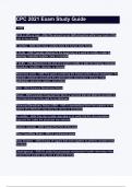 CPC 2021 Exam Study Guide&period;