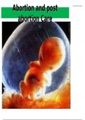 2&period;1&period; Abortion and post abortion Care&period;