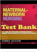TEST BANK OLDS MATERNAL-NEWBORN NURSING & WOMENS HEALTH ACROSS THE LIFESPAN 10TH EDITION &lpar;CHAPTER 1 &ndash; 37&rpar;