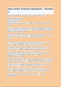 Jean Inman Practice Questions - Domain 2&lowbar; - Questions with Explanations of Answers&period;