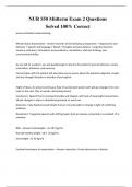 NUR 550 Midterm Exam 2 Questions Solved 100&percnt; Correct