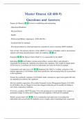 Exam &lpar;elaborations&rpar; Army course 