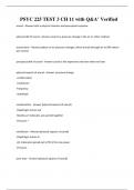 PSYC 225 TEST 3 CH 11 with Q&A&rsquo; Verified