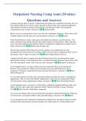 Exam &lpar;elaborations&rpar; Nursing practical  