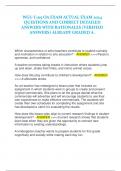 WGU C105 OA EXAM ACTUAL EXAM 2024 QUESTIONS AND CORRECT DETAILED  ANSWERS WITH RATIONALES &lpar;VERIFIED  ANSWERS&rpar; ALREADY GRADED A&period;