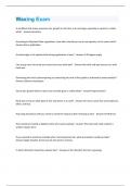 Waxing Exam  Questions and Answers Solved 100&percnt; Correct&excl;&excl;