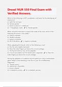 Drexel NUR 550 Final Exam with Verified Answers &vert;Latest 2024&sol;2025