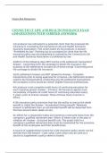 CONNECTICUT LIFE AND HEALTH INSURANCE EXAM &lpar;&lpar;150 QUESTIONS WITH VERIFIED ANSWERS&rpar;&rpar;