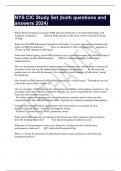 NYS CIC Study Set &lpar;both questions and answers 2024&rpar;