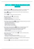 AAT L4 &ndash; AMAC Study Questions with Answers