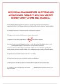  MN553 FINAL EXAM COMPLETE  QUESTIONS AND ANSWERS WELL EXPLAINED AND 100&percnt; VERIFIED CORRECT LATEST UPDATE 2024 GRADED A&plus;