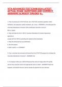 VITA ADVANCED TEST EXAM 2024 LATEST  ACTUAL EXAM QUESTIONS AND CORRECT  ANSWERS ALREADY GRADED A&plus;&period;