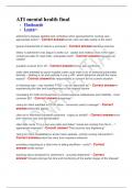 ATI mental health final &bull;&Tab;Flashcards &bull;&Tab;Learn