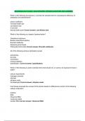 MICROBIOLOGY EXAM 1 2024 UPDATED VERSION QUESTION AND ANSWER