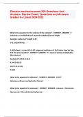 Elevator mechanics exam 300 Questions And  Answers Review Exam &vert; Questions and Answers  Graded A&plus; Latest 2024&sol;2025