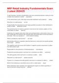 NRF Retail Industry Fundamentals Exam &vert; Latest 2024&sol;25