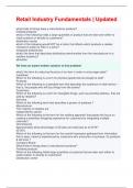 Retail Industry Fundamentals &vert; Updated
