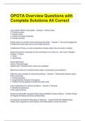 OPOTA Overview Questions with Complete Solutions All Correct&period;docx