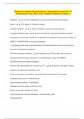 District of Columbia Physical Therapy Jurisprudence Exam &lpar;DC PT Jurisprudence Exam 2023&rpar; With Complete Solutions &vert; Graded A&plus;