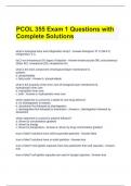 PCOL 355 Exam 1 Questions with Complete Solutions&period;docx
