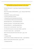 Texas Mold Remediation Contractor State Exam Latest Study Guide For The Texas Mold State Exam Questions With 100&percnt; Correct Answers&period;