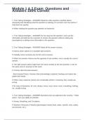 Module 1 & 2 Exam  Questions and Answers 100&percnt; Correct
