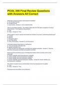 PCOL 355 Final Review Questions with Answers All Correct&period;docx