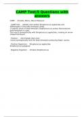 CAMP Tests 