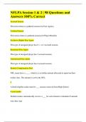 NFLPA Session 1 & 2 &vert; 98 Questions and Answers 100&percnt; Correct