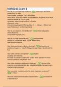 NURS242 Exam 3 Questions and Answers with complete actual solution &period;