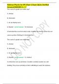 Edelman Physics for SPI &lpar;Chpt 1&rpar; Exam Q&As &lpar;Verified Answers&rpar;GRADED A&plus;&period;&sol;&sol;&sol;