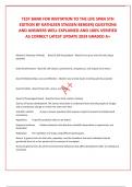 TEST BANK FOR INVITATION TO THE LIFE SPAN 5TH EDITION BY KATHLEEN STASSEN BERGER&rpar; QUESTIONS AND ANSWERS WELL EXPLAINED AND 100&percnt; VERIFIED AS CORRECT LATEST UPDATE 2024 GRADED A&plus;