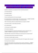 MICROBIOLOGY EXAM 4 2024 UPDATED VERSION QUESTION AND ANSWER