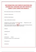 NEW MN568 FINAL 2024 COMPLETE QUESTIONS AND ANSWERS WELL EXPLAINED AND 100&percnt; VERIFIED AS CORRECT LATEST UPDATE 2024 GRADED A