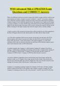 WSO Advanced M&A UPDATED Exam  Questions and CORRECT Answers