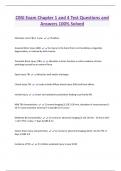 CBSI Exam Chapter 1 and 4 Test Questions and  Answers 100&percnt; Solved