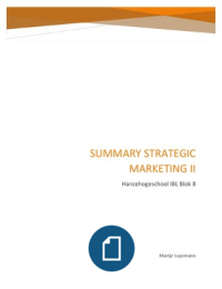 Strategic Marketing 1 & 2