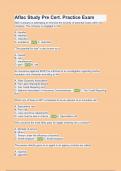 Aflac Study Pre Cert&period; Practice Exam - Questions with Explanations of Answers Latest Update 2024