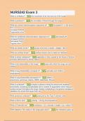 NURS242 Exam 3 Questions and Answers with complete actual solution &lpar;1&rpar;