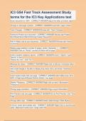 IC3 GS4 Fast Track Assessment - Study terms for the IC3 Key Applications test Questions with Explanation