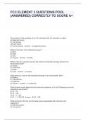 FCC ELEMENT 3 QUESTIONS POOL &lpar;ANSWERED&rpar; CORRECTLY TO SCORE A&plus;