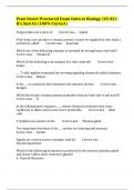 Penn Foster Proctored Exam Intro to Biology &lpar;25-32&rpar;&colon; Q&rsquo;s And A&rsquo;s &lpar;100&percnt; Correct&rpar;