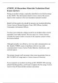 47203W&lowbar;02 Hazardous Materials Technician Final Exam Answers 
