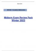 Midterm Exam Review Pack Winter 2023